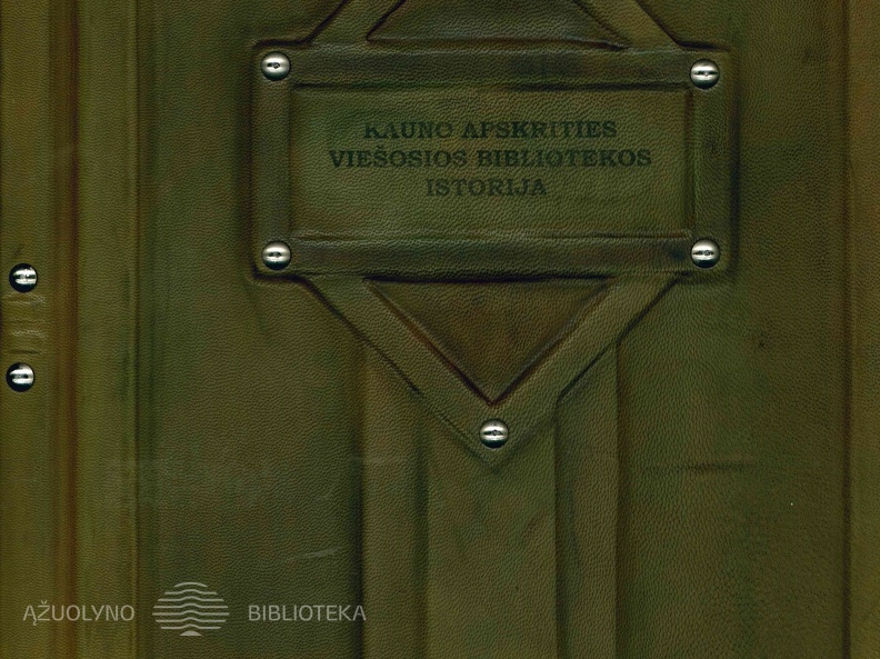 Kauno apskrities viešosios bibliotekos istorija. – D. 2