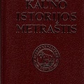 Kauno istorijos metraštis. – T. 16
